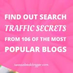 Search Traffic Statistics From 106 Of The Most Popular Blogs